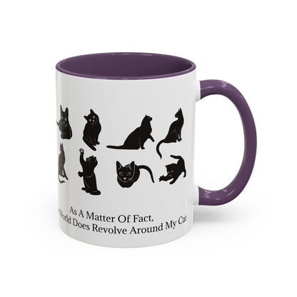 Matter Of Fact Cat 2-Tone Coffee Mug