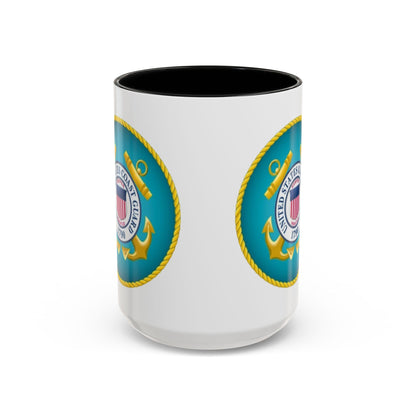 US Coast Guard 2-Tone Coffee Mug