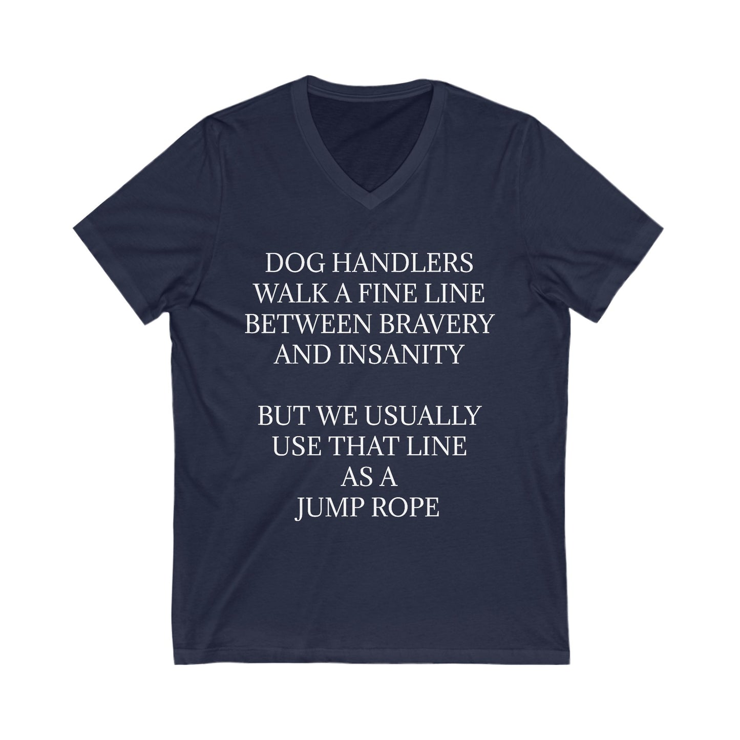 Jump Rope Unisex Short Sleeve V-Neck Tee