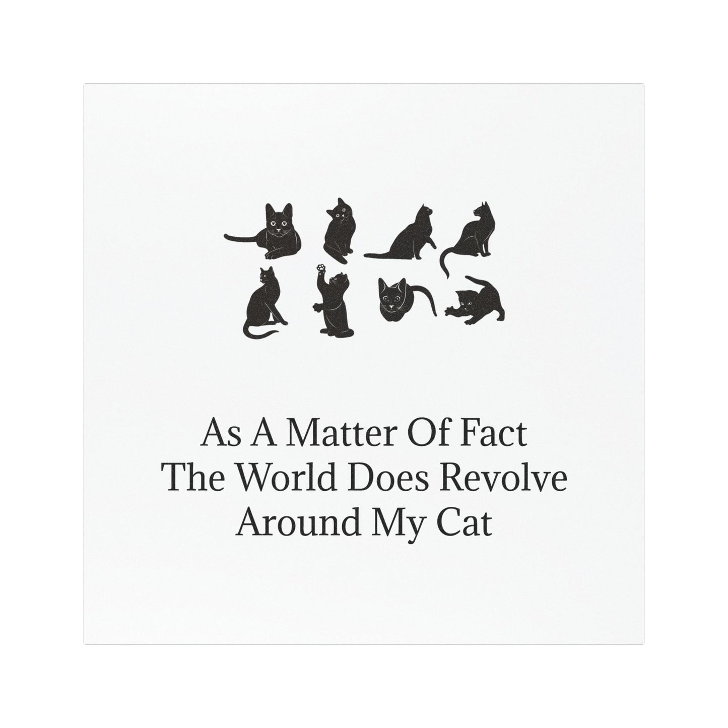 Matter Of Fact Cat Indoor/Outdoor Magnet