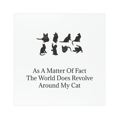 Matter Of Fact Cat Indoor/Outdoor Magnet