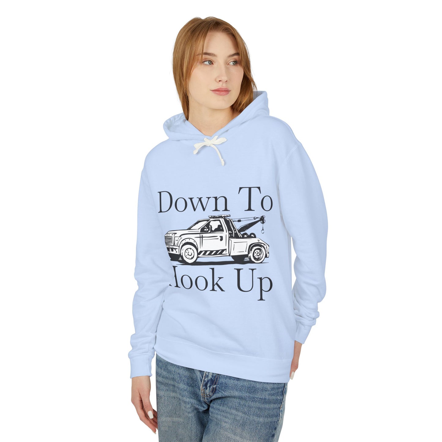 Down To Hook Up Unisex Lightweight Hoodie