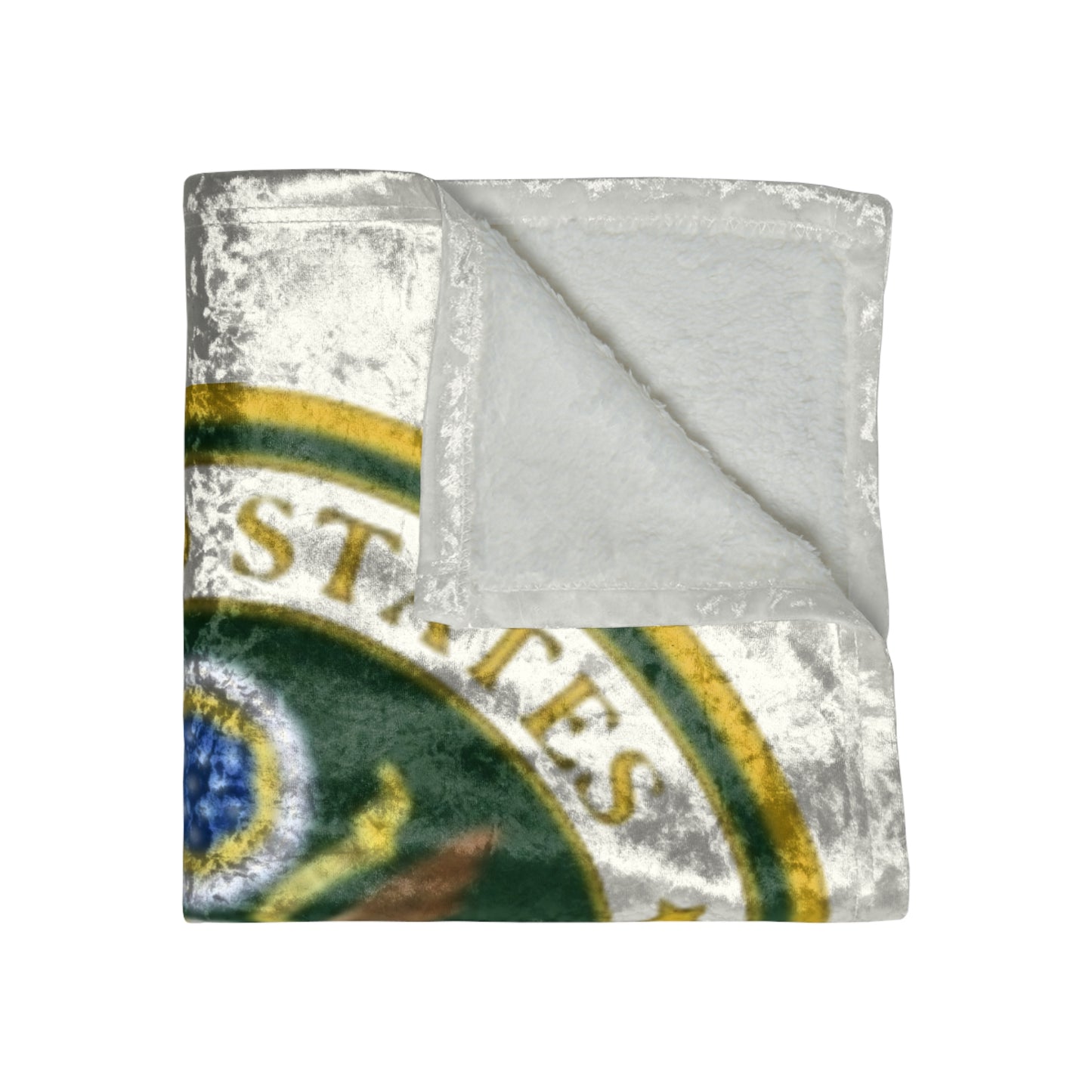 US Army Crushed Velvet Blanket