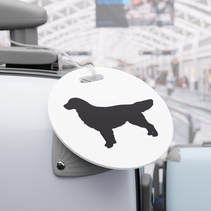 Golden Silhouette Luggage Tag