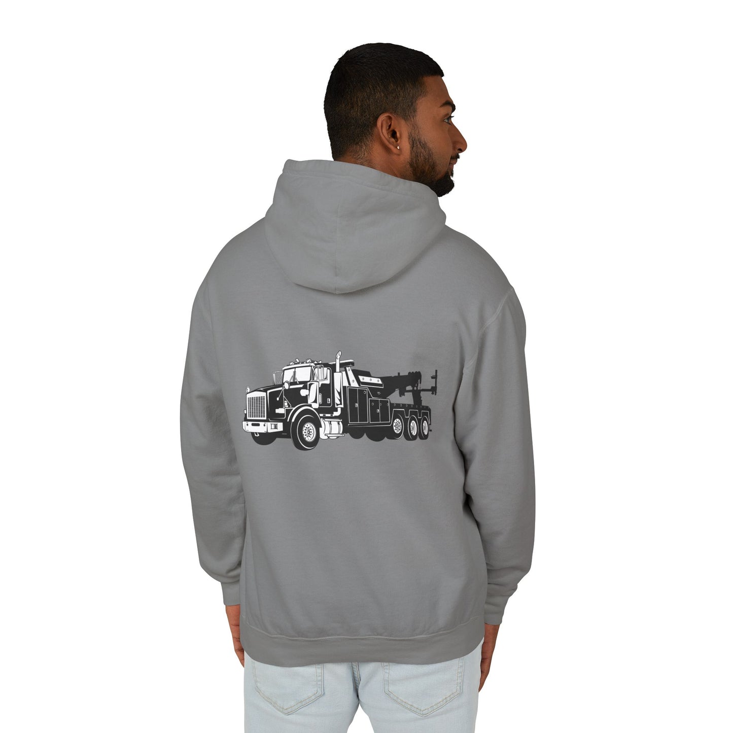 Heavy Tow Truck Unisex Lightweight Hoodie