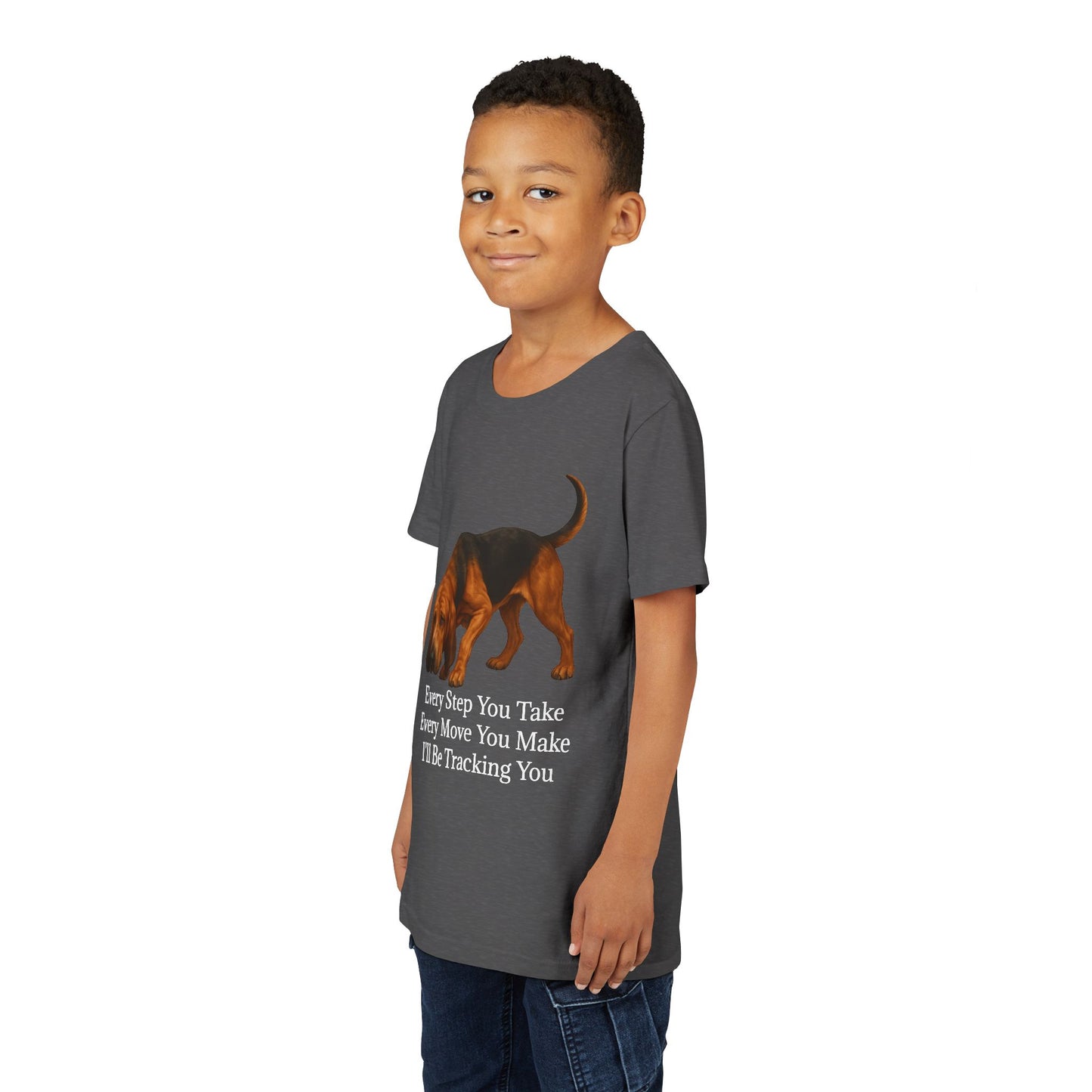 Tracking You Youth Unisex Short Sleeve Crewneck Tee