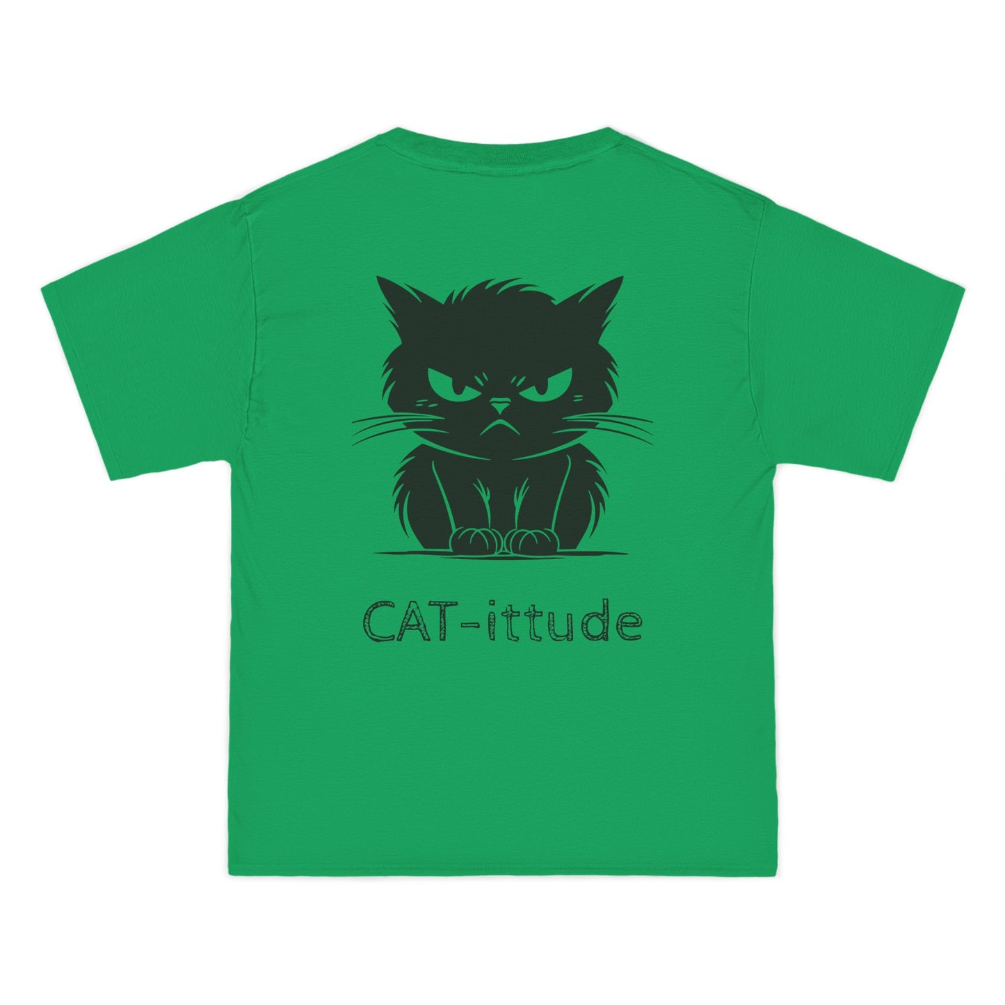 Cat-ittude Men's Short-Sleeve Crewneck Tee