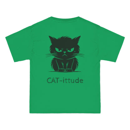 Cat-ittude Men's Short-Sleeve Crewneck Tee