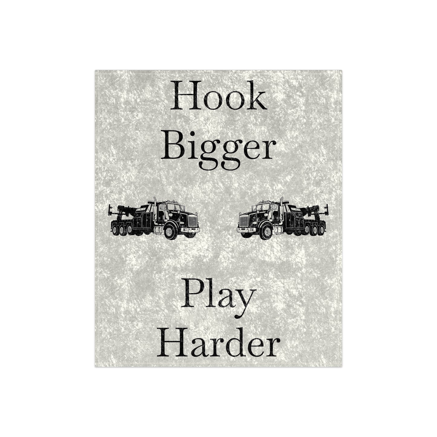 Hook Bigger Crushed Velvet Blanket