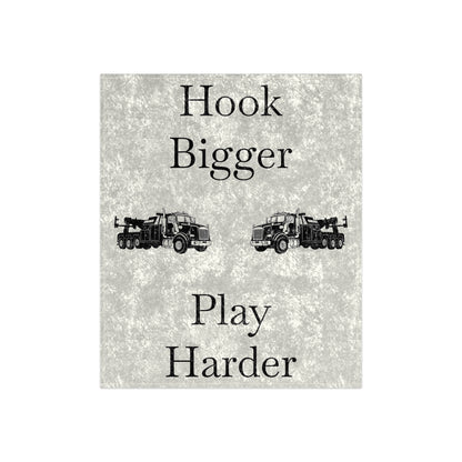 Hook Bigger Crushed Velvet Blanket