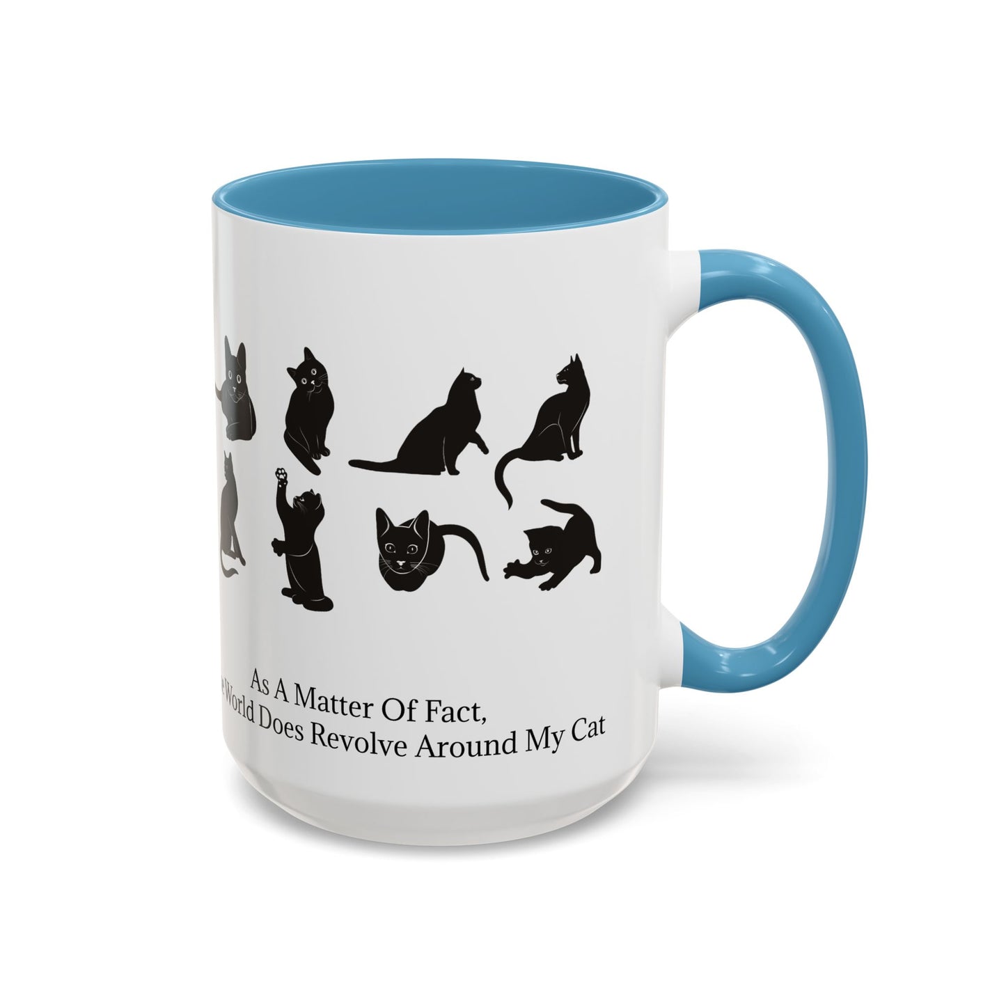 Matter Of Fact Cat 2-Tone Coffee Mug