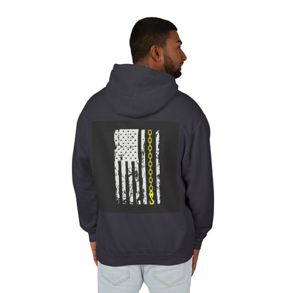 Thin Yellow Line Unisex Lightweight Hoodie