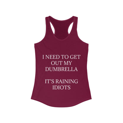 Dumbrella Women's Racerback Tank