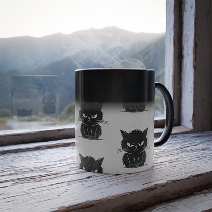 Angry Cat Color Changing Mug