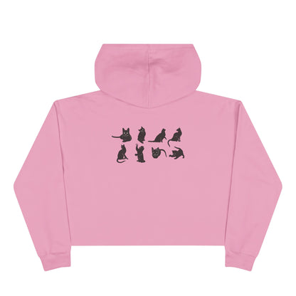 Cats Women's Crop Hoodie