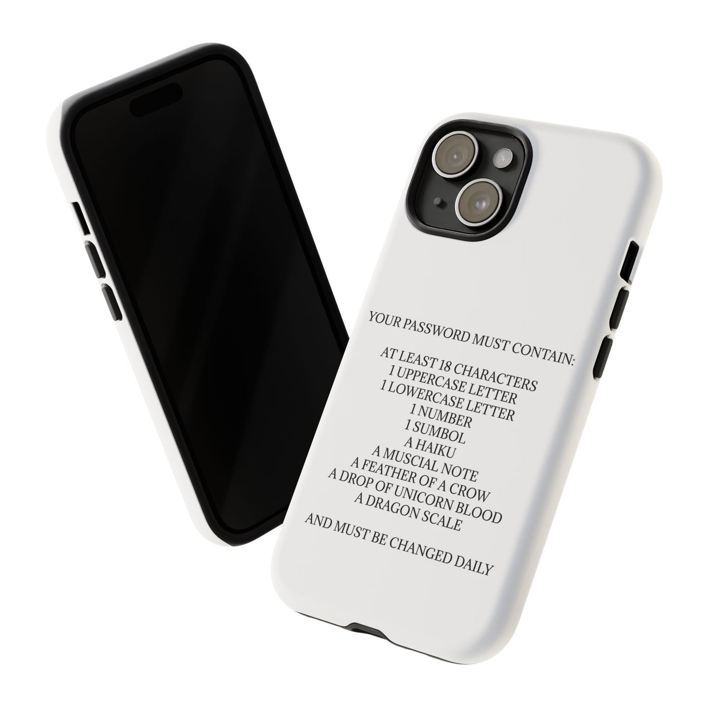 Password iPhone Case