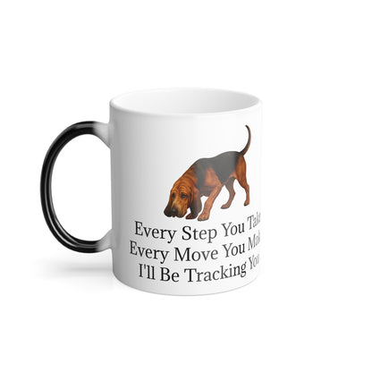 Tracking You Color Changing Mug