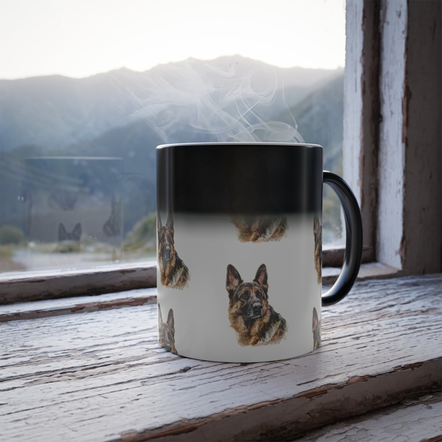 German Shepherd Head Color Changing Mug