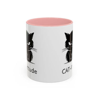 CAT-ittude 2-Tone Coffee Mug