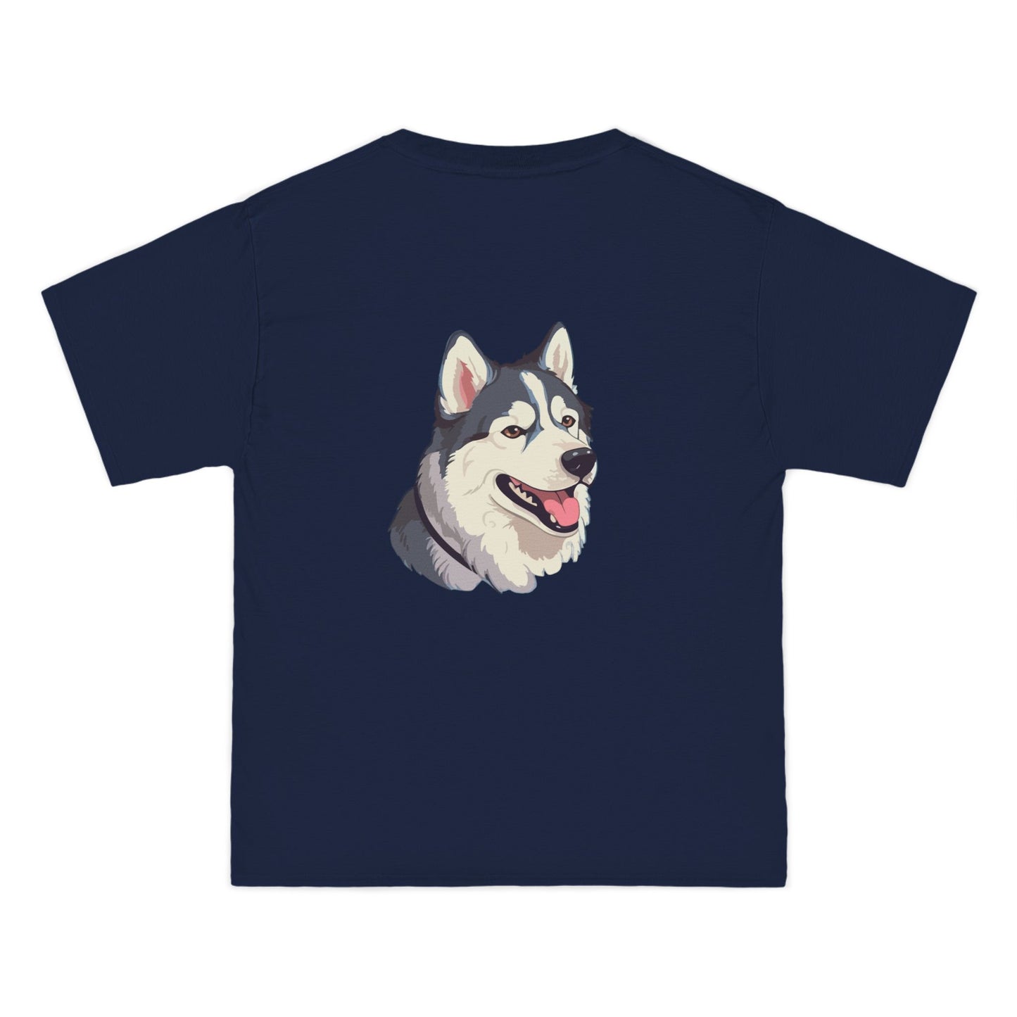 Malamute Head Men's Short-Sleeve Crewneck Tee