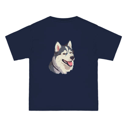 Malamute Head Men's Short-Sleeve Crewneck Tee