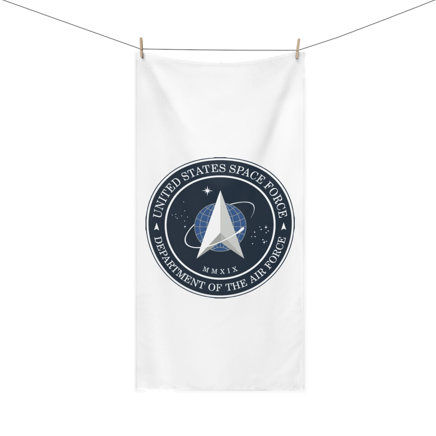 US Space Force Mink-Cotton  Beach Towel