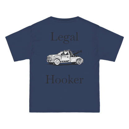 Legal H**ker Wheel Lift Tow Truck Men's Short-Sleeve Crewneck Tee