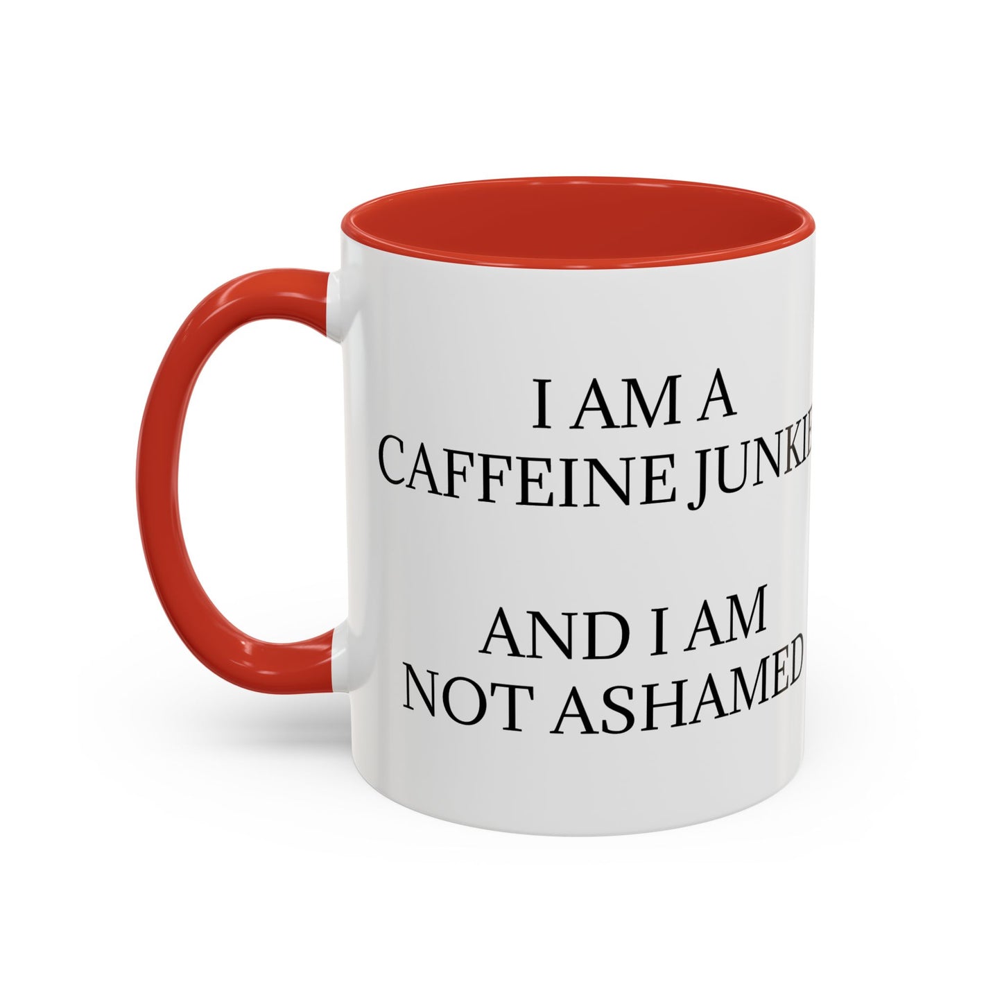 Caffeine Junkie 2-Tone Coffee Mug