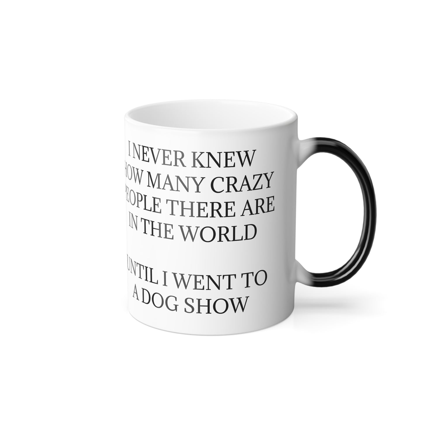 Never Knew Color Changing Mug
