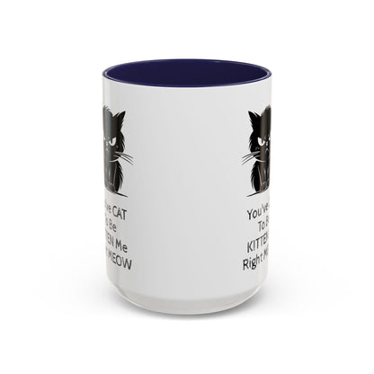 Kitten Me 2-Tone Coffee Mug