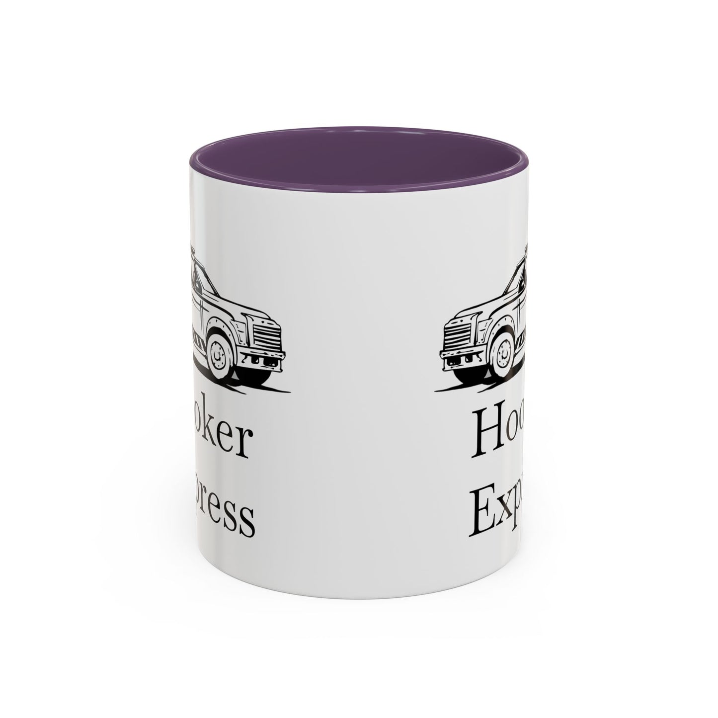 H**ker Express Wheel Lift Tow Truck 2-Tone Coffee Mug