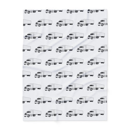 Semi Truck Arctic Fleece Blanket