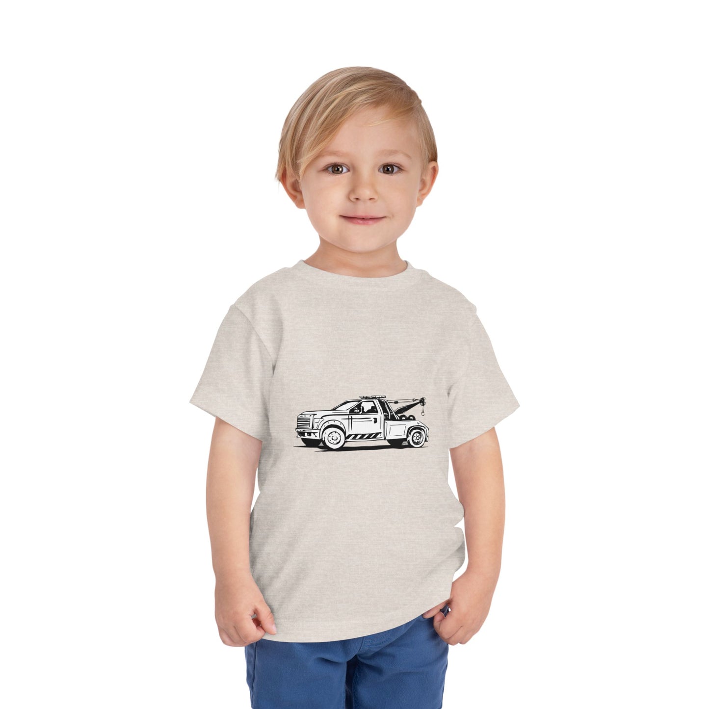 Wheel Lift Tow Truck Toddler Unisex Short Sleeve Crewneck Tee