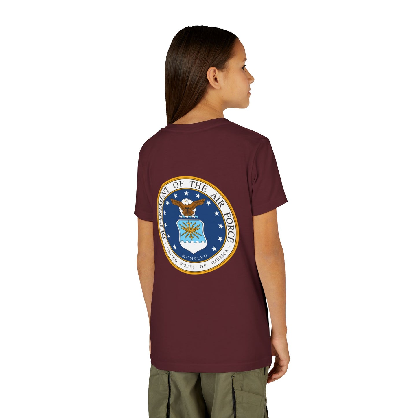 US Air Force Youth Unisex Short Sleeve Crewneck Tee