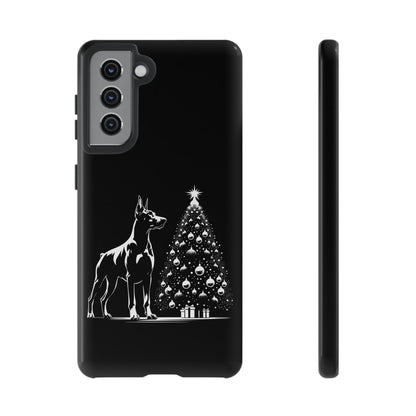 Doberman Christmas Tree Samsung Case
