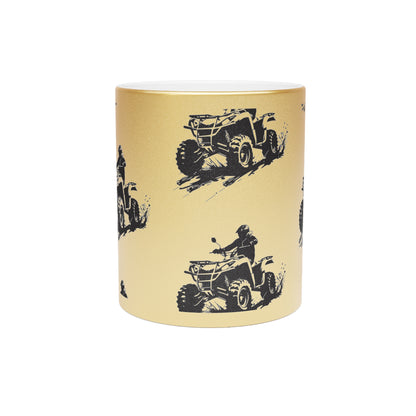 Slingin' Mud Quad Metallic Coffee Mug