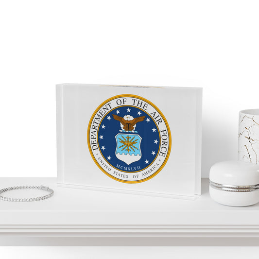 US Air Force Acrylic Photo Block