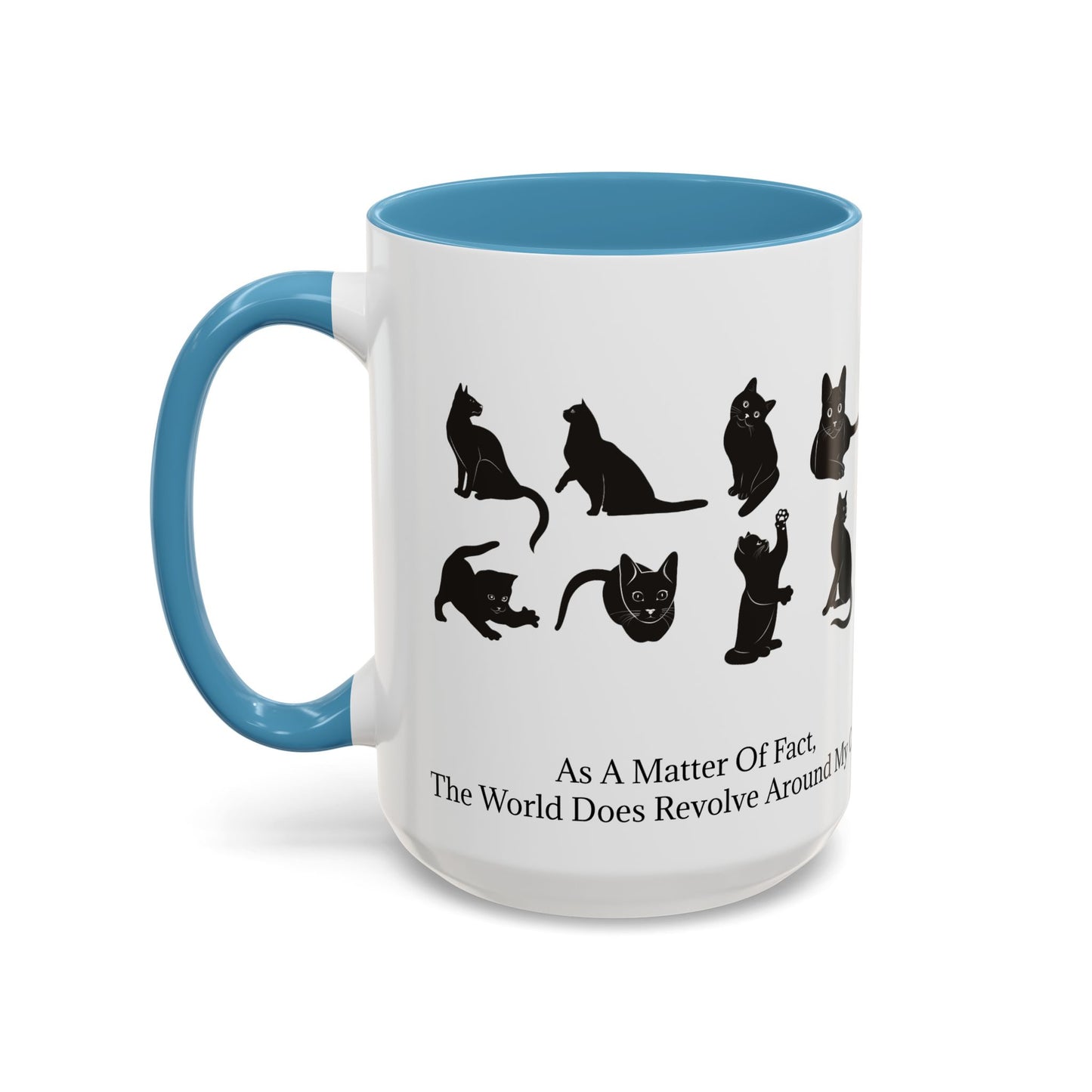 Matter Of Fact Cat 2-Tone Coffee Mug