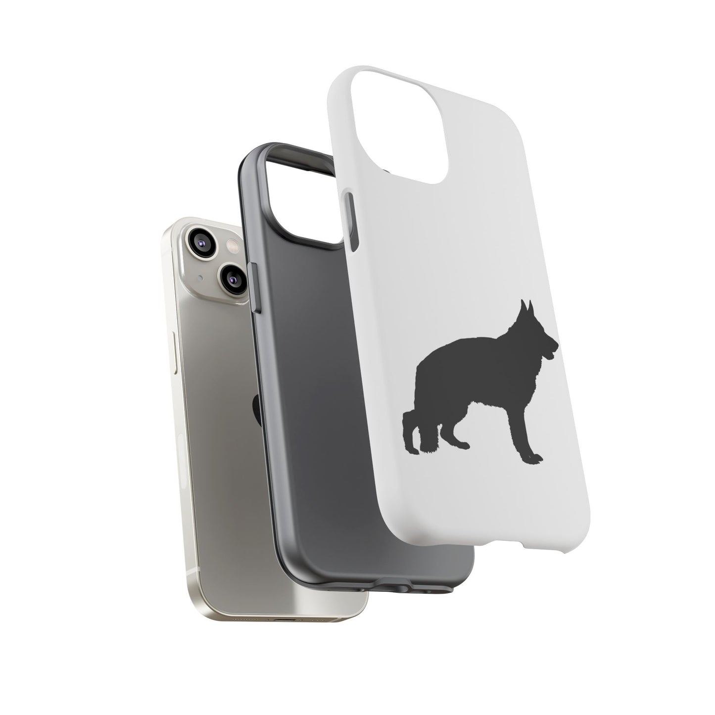 German Shepherd Silhouette iPhone Case
