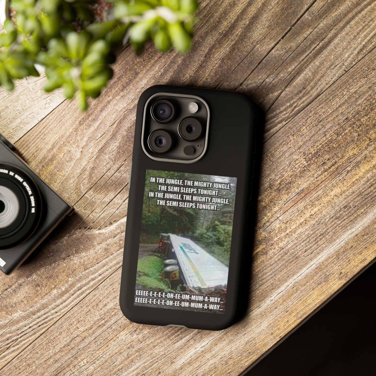 Semi Sleeps iPhone Case