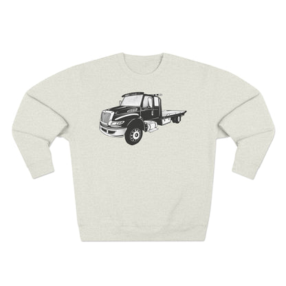 Flatbed Tow Truck Unisex Crewneck Sweatshirt