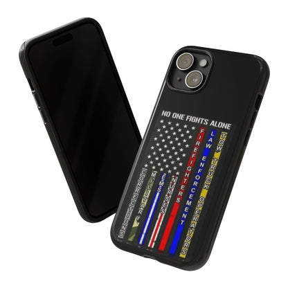 No One Fights Alone iPhone Case