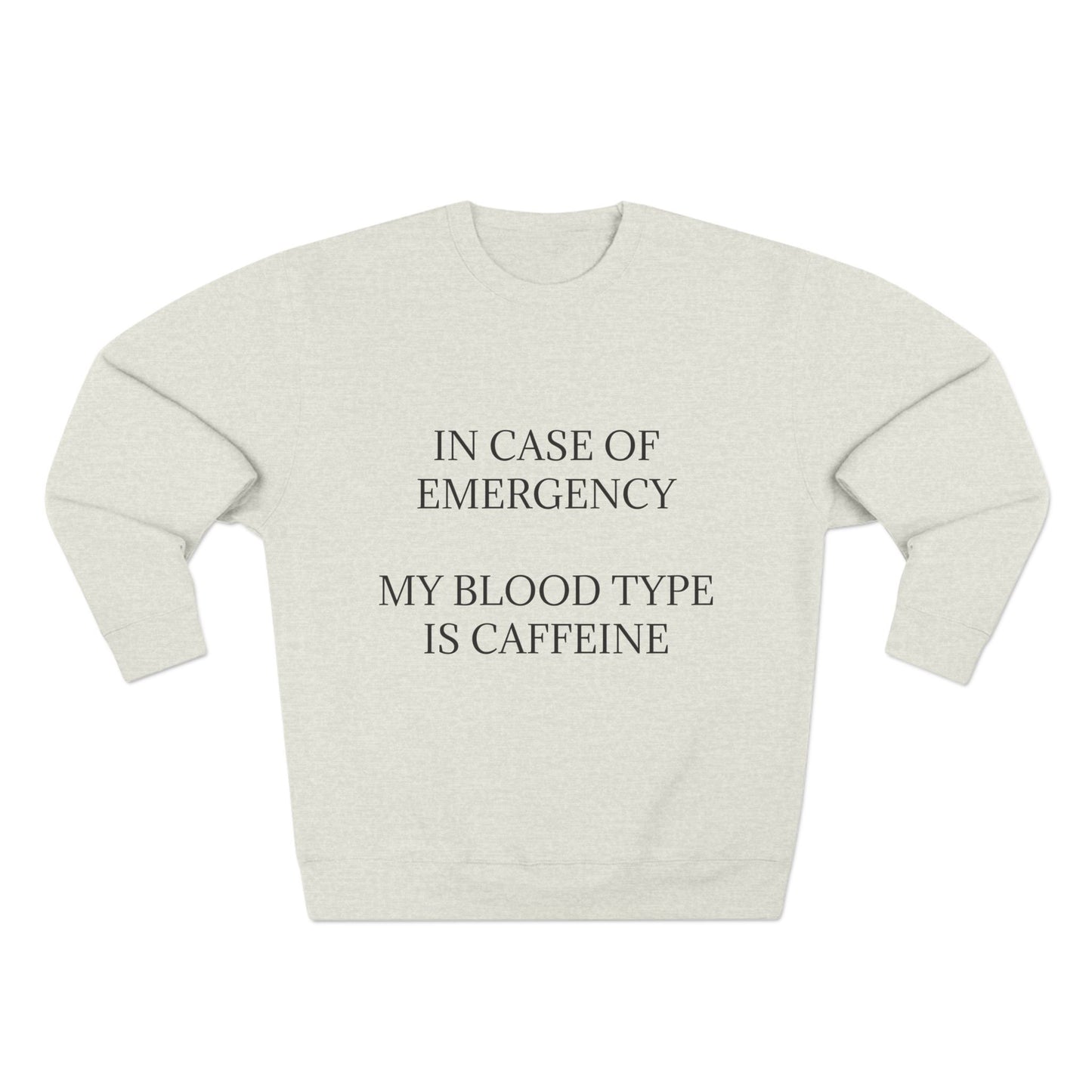 Blood Type Unisex Crewneck Sweatshirt
