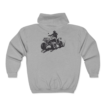 Slingin' Mud Quad Unisex Full Zip Hoodie