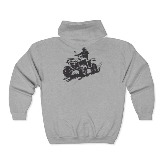 Slingin' Mud Quad Unisex Full Zip Hoodie