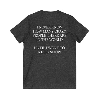 Never Knew Unisex Short Sleeve V-Neck Tee