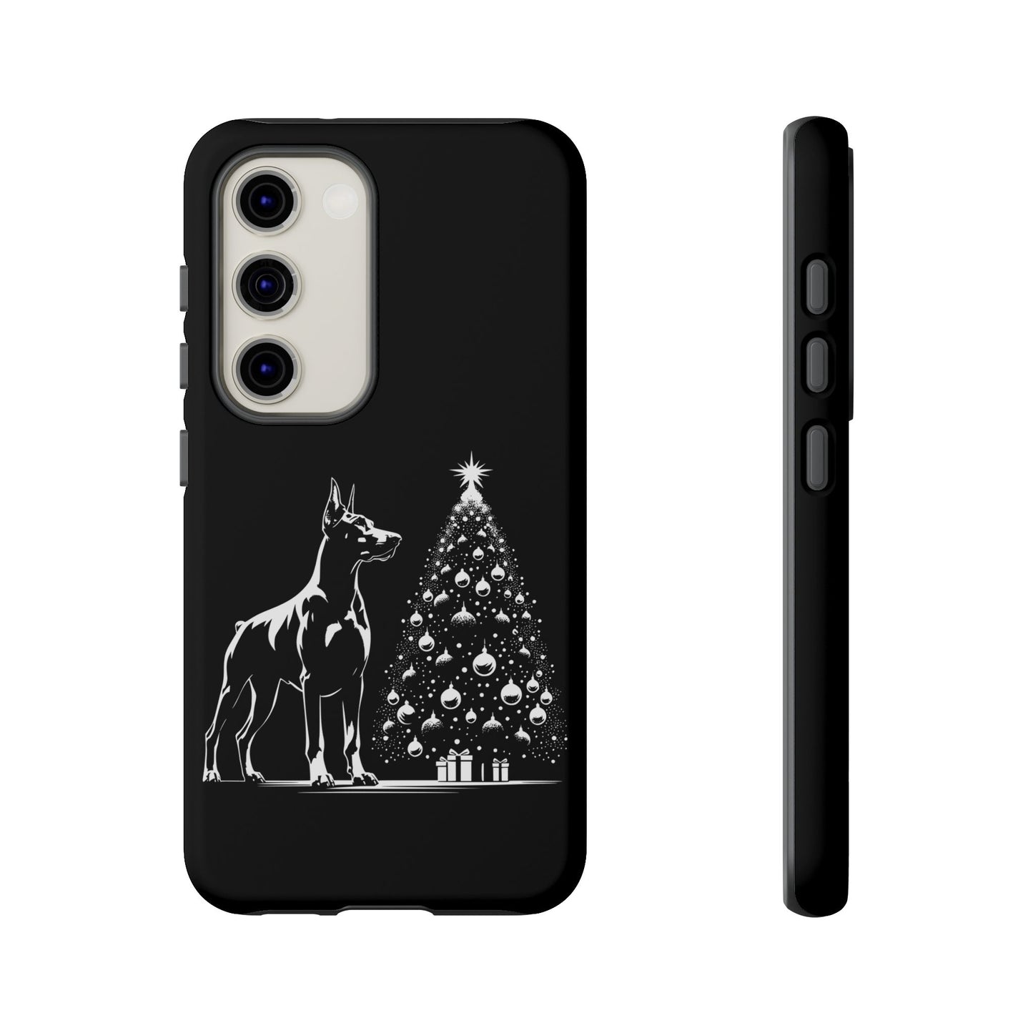 Doberman Christmas Tree Samsung Case