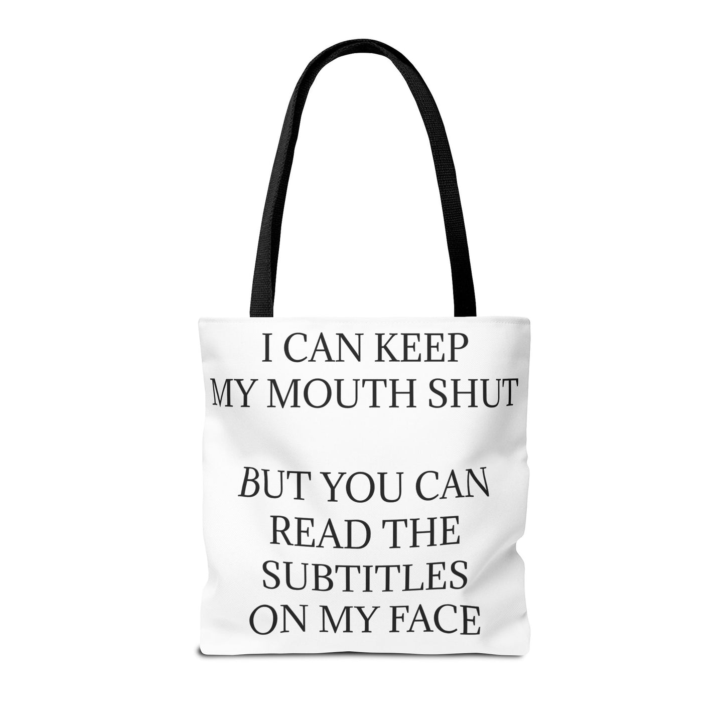 Subtitles Tote Bag