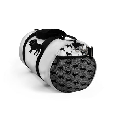 Basset Hound Silhouette Duffel Bag