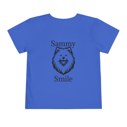Sammy Smile Toddler Unisex Short Sleeve Crewneck Tee